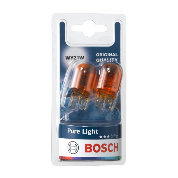 2 ampoules WY21W Pure Light Bosch