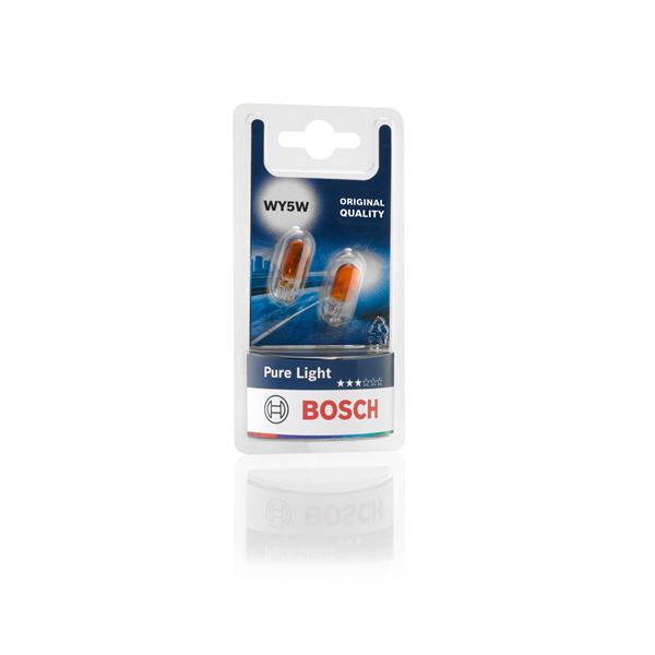 2 ampoules WY5W Pure Light Bosch