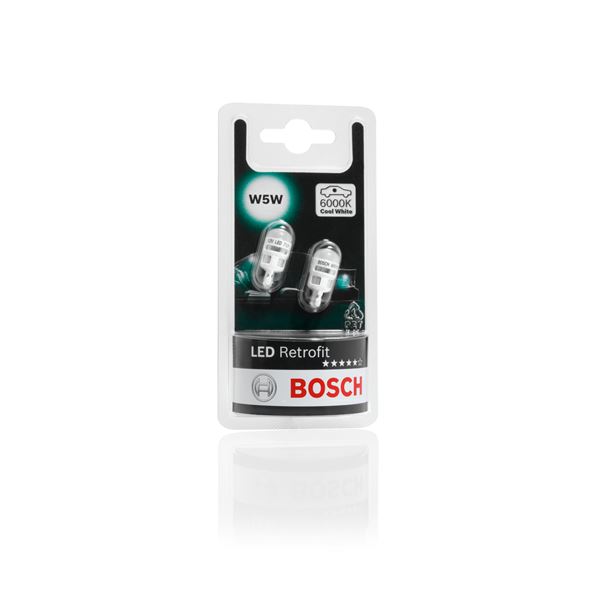 2 ampoules W5W LED Retrofit Bosch