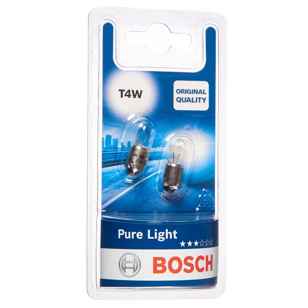 2 ampoules T4W Pure Light Bosch