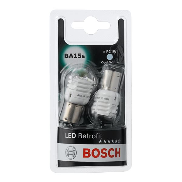 2 ampoules P21W LED Retrofit Bosch