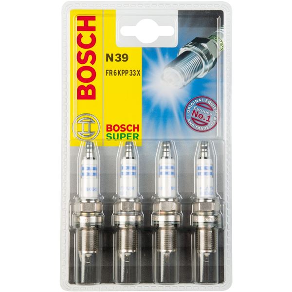 4 bougies d'allumage Bosch N°39