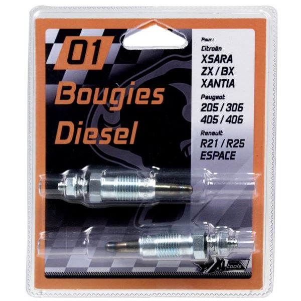 2 Bougies de préchauffage 1er prix n°5
