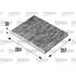 Filtre d'habitacle FH207 Valeo