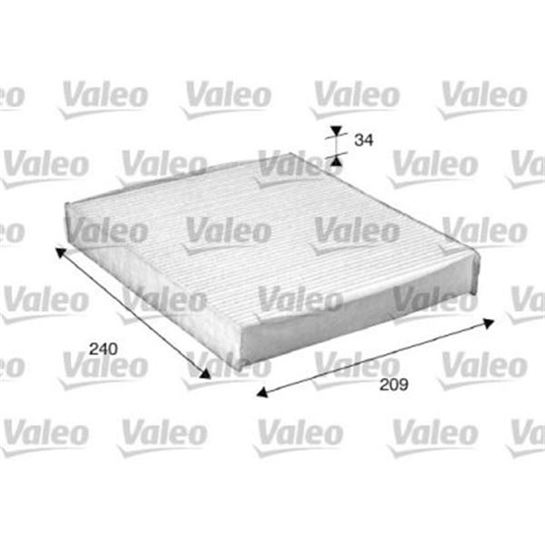 Filtre d'habitacle FH117 Valeo