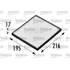 Filtre d'habitacle FH102 Valeo