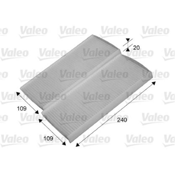 Filtre d'habitacle FH121 Valeo