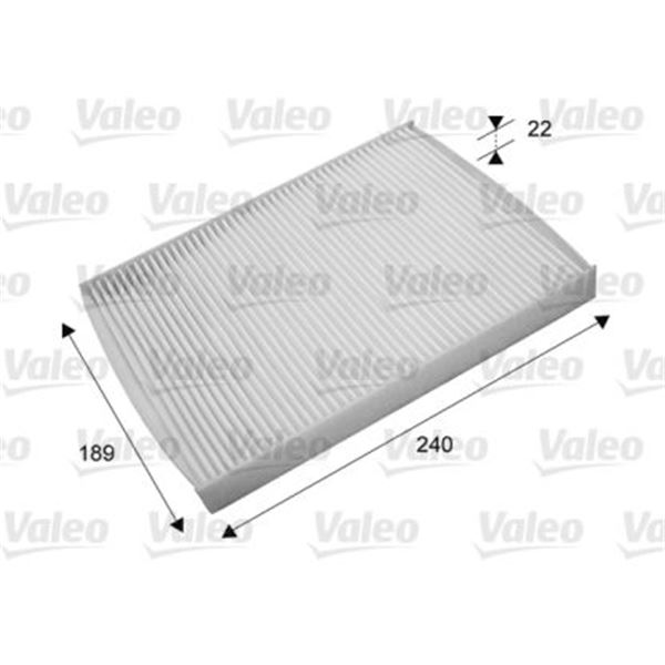 Filtre d'habitacle FH122 Valeo