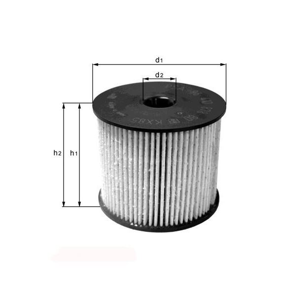 Filtre à gasoil KX85D Knecht