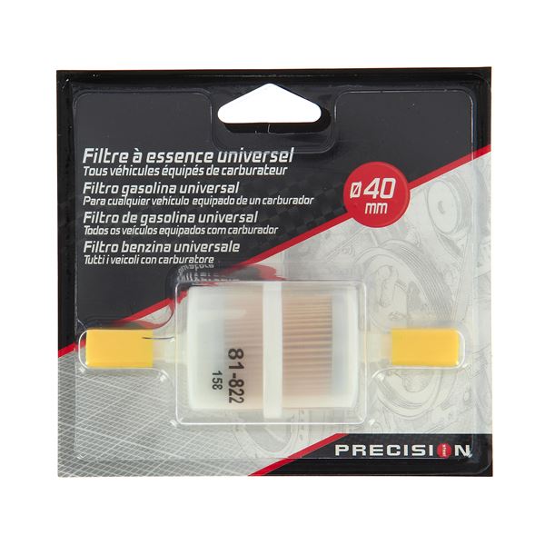 Filtre à essence 40mm PRECISION STEEL