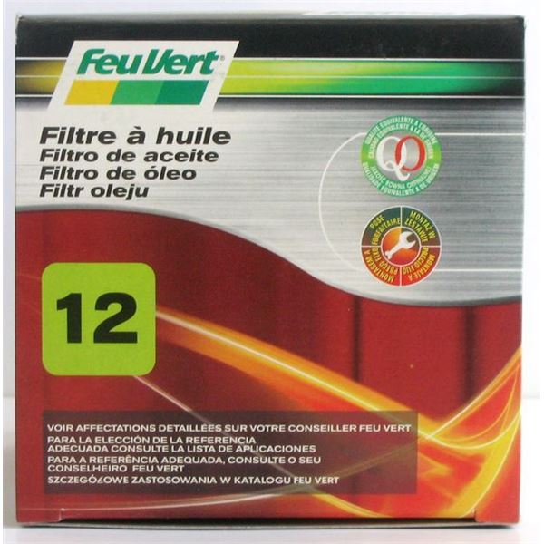 Filtre à huile Feu Vert N°12