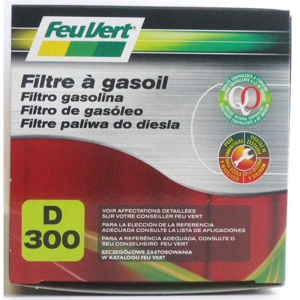 Filtre à gasoil Feu Vert D300