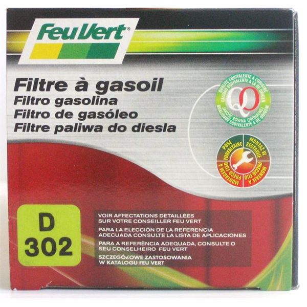 Filtre à gasoil Feu Vert D302