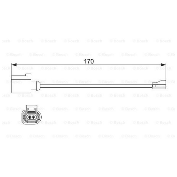1 témoin d'usure Bosch AP612