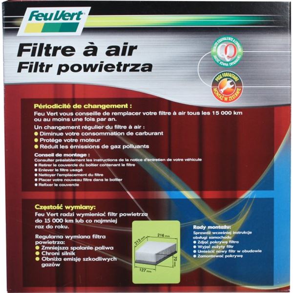 Filtre à air Feu Vert N° 928