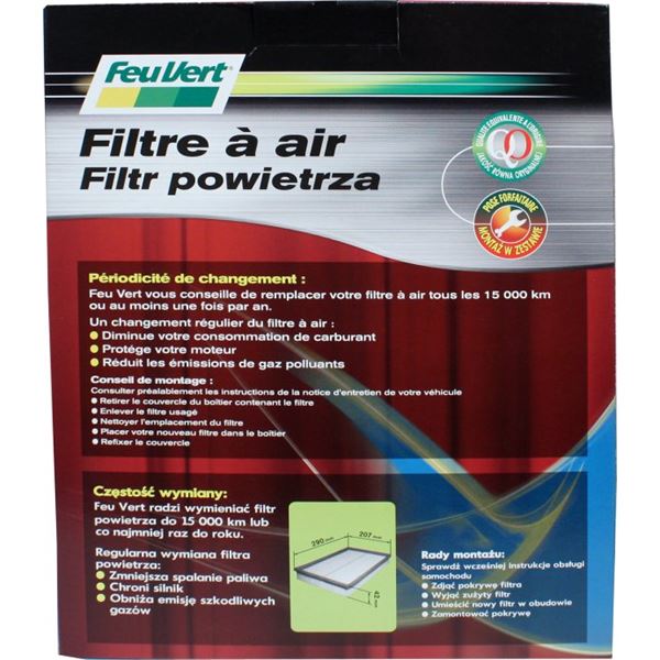 Filtre à air Feu Vert N° 929