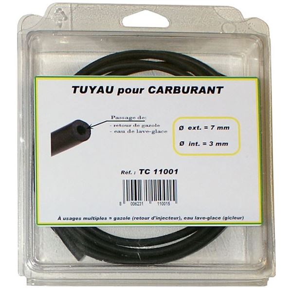 Tuyau retour gasoil et lave-glace 3mm