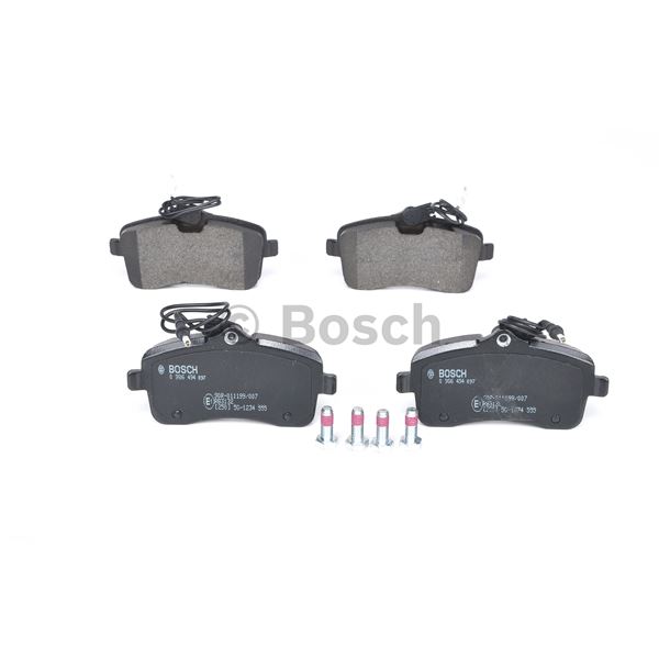4 plaquettes de frein avant Bosch BP1007