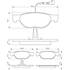 4 Plaquettes de frein avant Bosch BP119