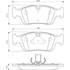 4 plaquettes de frein avant Bosch BP251