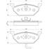 4 plaquettes de frein avant Bosch BP264