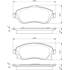 4 plaquettes de frein avant Bosch BP281