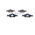 4 plaquettes de frein avant Bosch BP362