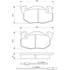4 plaquettes de frein avant Bosch BP758