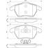 4 plaquettes de frein avant Bosch BP963