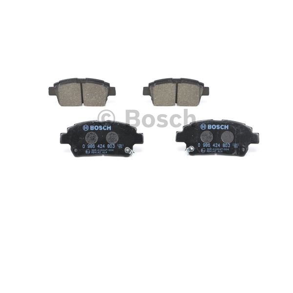 4 plaquettes de frein avant Bosch BP970