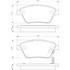 4 plaquettes de frein avant Bosch BP1068