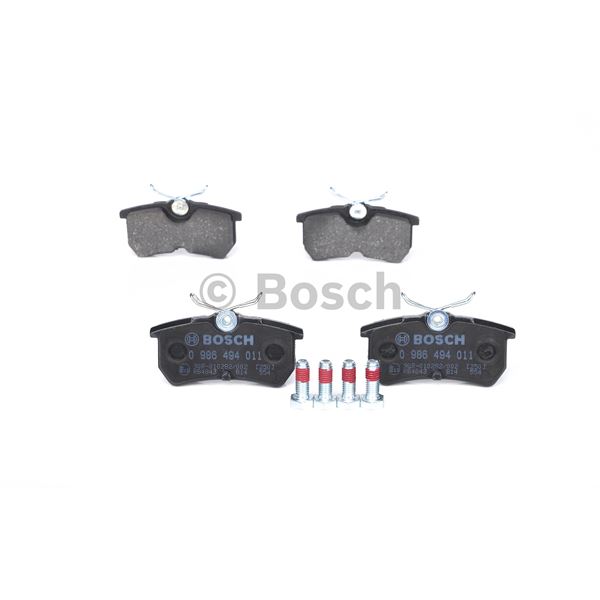 4 plaquettes de frein arrière Bosch BP241