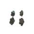 4 plaquettes de frein avant Bosch BP1363 - 0986494441