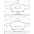4 plaquettes de frein avant Bosch BP1011