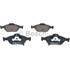 4 plaquettes de frein avant Bosch BP1011