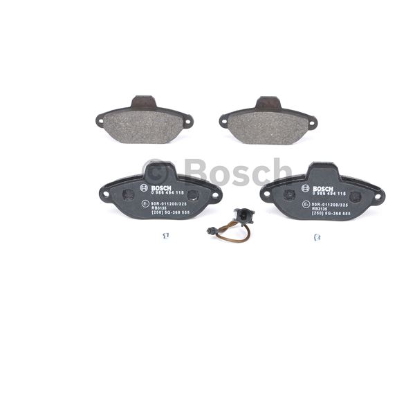 4 plaquettes de frein avant Bosch BP1025