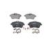 4 plaquettes de frein avant Bosch BP995