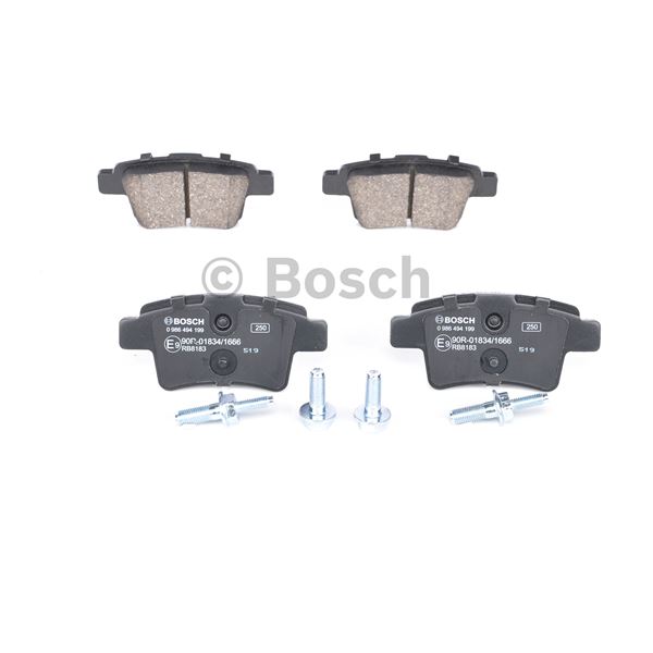 4 plaquettes de frein arrière Bosch BP1110