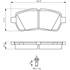 4 plaquettes de frein avant Bosch BP1137