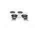 4 plaquettes de frein avant Bosch BP1137