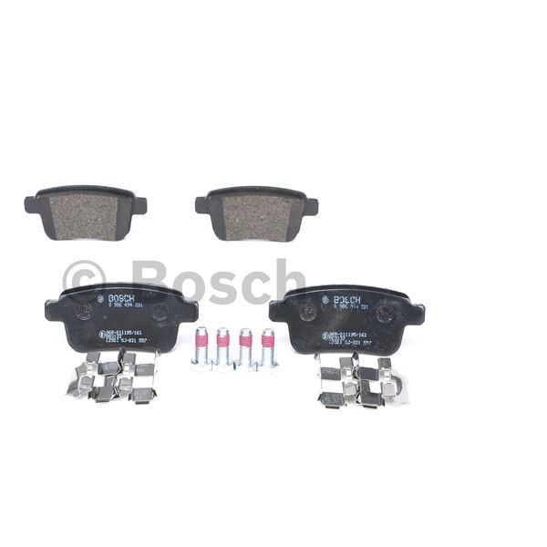 4 plaquettes de frein arrière Bosch BP1221