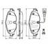 4 plaquettes de frein avant Bosch BP1505