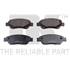 4 plaquettes de frein avant NK 224572