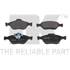 4 plaquettes de frein avant NK 222557