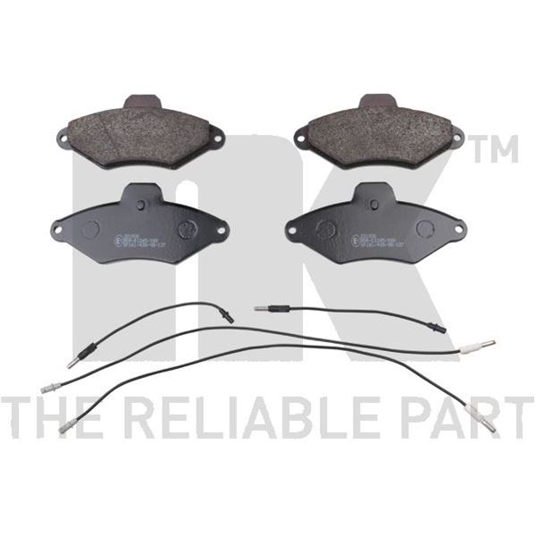 4 plaquettes de frein avant NK 221930