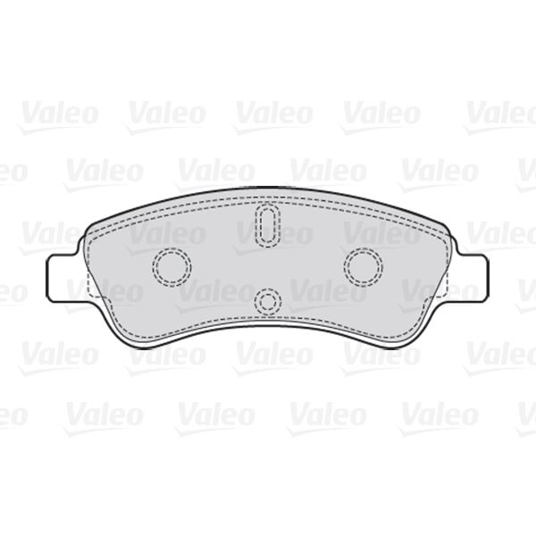 4 plaquettes de frein avant Valeo First 301464