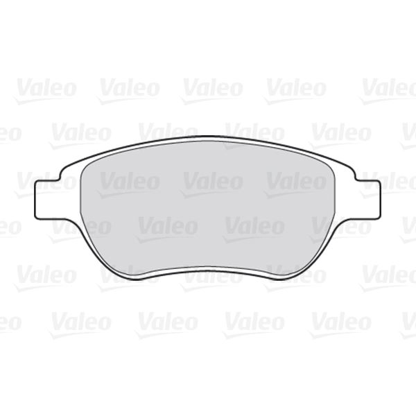 4 plaquettes de frein avant Valeo First 301465