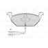 4 plaquettes de frein avant Valeo First 301332
