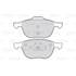 4 plaquettes de frein avant Valeo First 301649