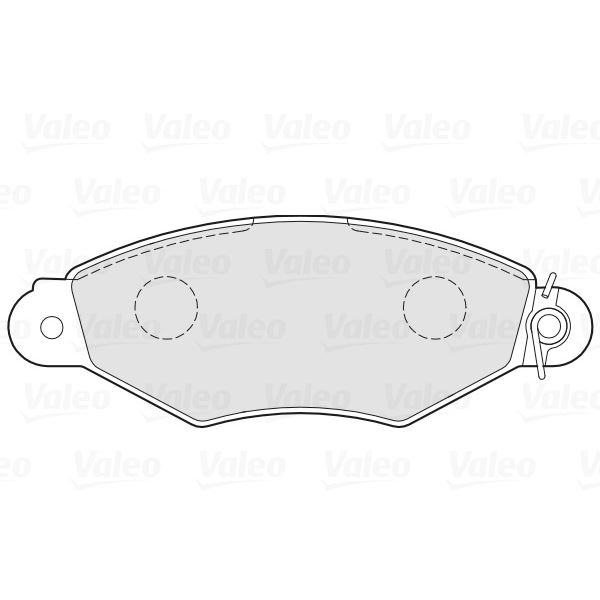 4 plaquettes de frein avant Valeo First 301726